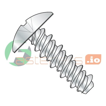 Newport Fasteners Thread Cutting Screw, #4 x 5/16 in, Zinc Plated Steel Truss Head Phillips Drive, 10000 PK 818292